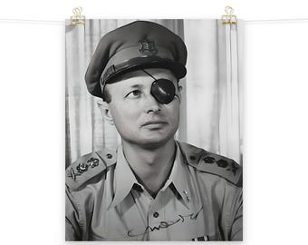 モシェ・ダヤン ポスタープリント - Etsy 日本