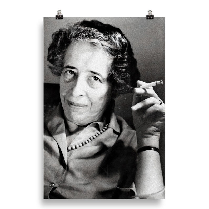 Hannah Arendt Matte Poster