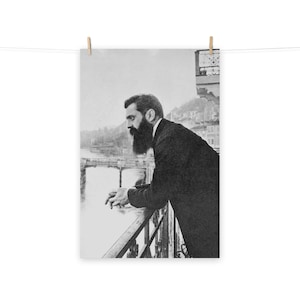 Cartel mate de Theodor Herzl