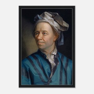 Puede incluir: Retrato enmarcado de un hombre con chaqueta azul a rayas negras y cuello blanco con volantes. El hombre lleva un sombrero blanco con una cinta azul. El marco es negro.