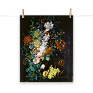 Un jarrón de flores de Margareta Haverman Matte Poster