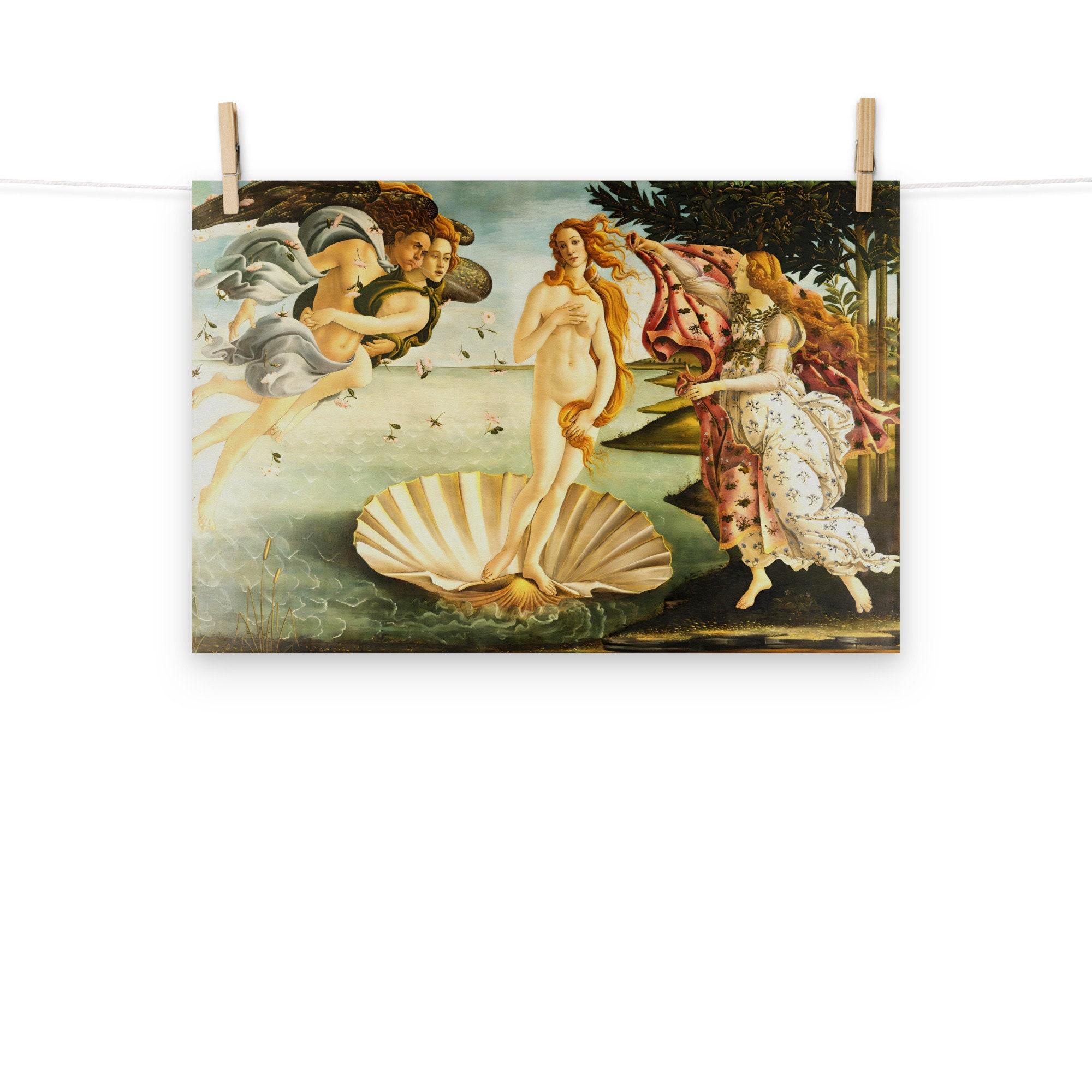Póster El nacimiento de Venus de Sandro Botticelli Matte - Etsy España