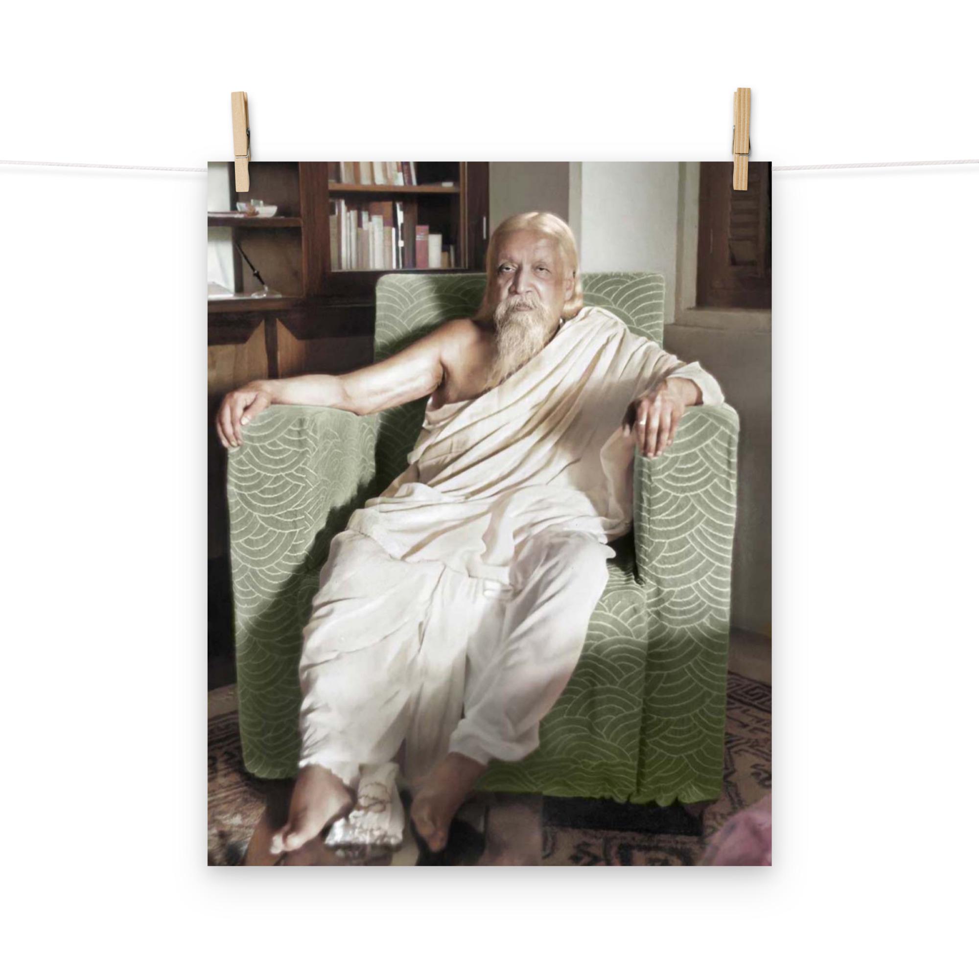 Sri Aurobindo Matte Poster