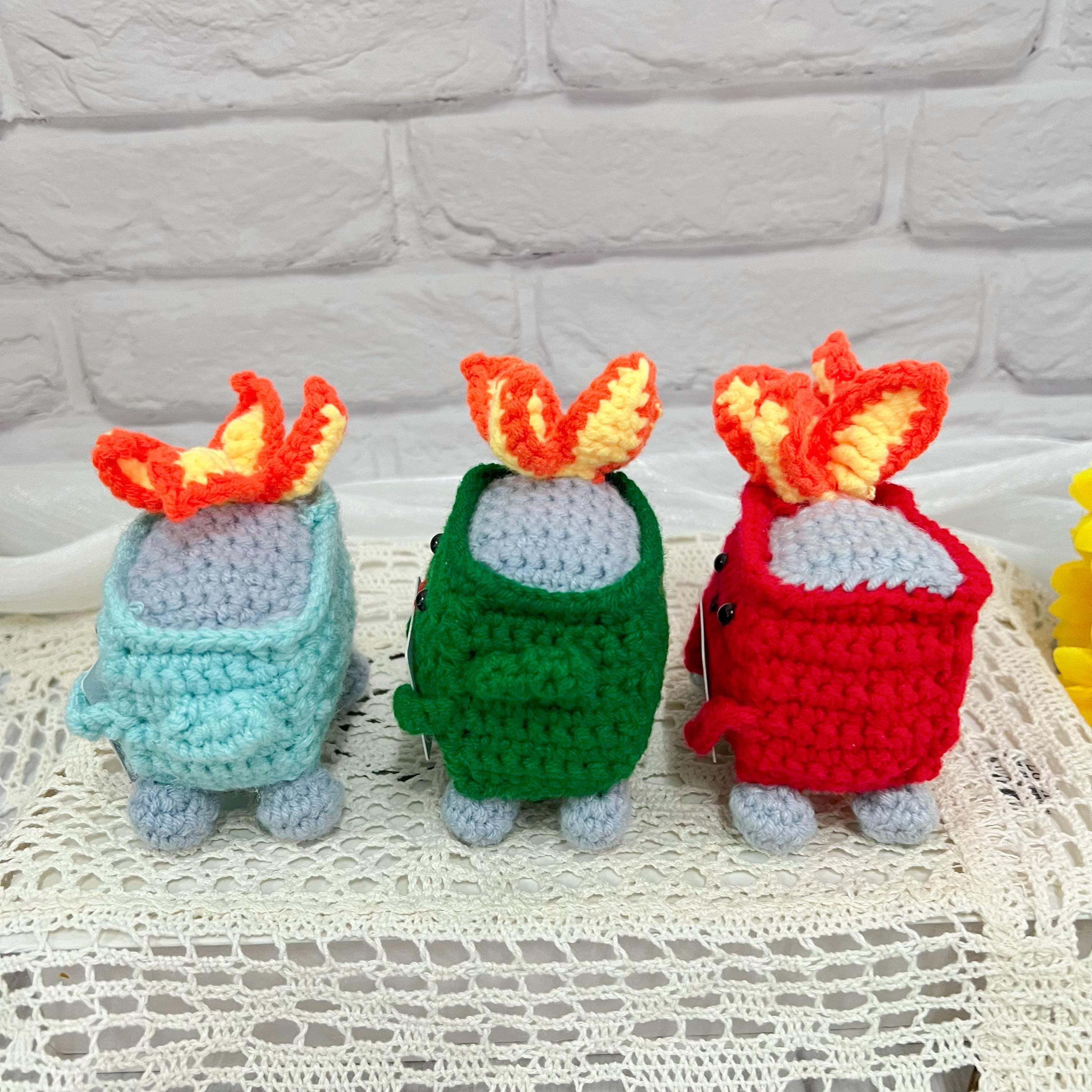 thumbnail image 2 of Zhangying Emotional Support Dumpster Fire Crochet, Funny Mini Handmade Doll With Encouragement Card Cute Stocking Stuffers For Women Friend Men 2 of 13