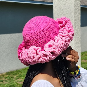 [CITYBREEZE]25SS●COLOR BLOCK CROCHET BUCKET HAT Color Block Bucket Hat Crochet Pattern, Easy Crochet Pattern