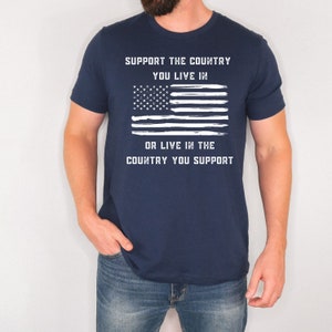 Patriotic Shirt USA Pride American Flag Tee Gift for Patriots Men or Women Republican Shirt Conservative Tee MAGA Trumpshirt Graphic Tshirt