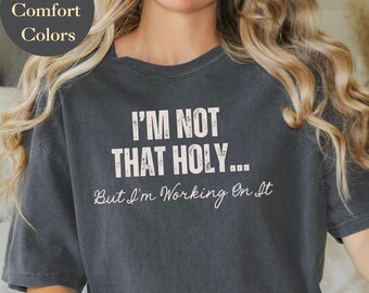 Trendy Christian Graphic Tee, Faith Shirt, Funny Religious TShirt, Cute Christian Apparel Gift for Her or Him Church Youth Group Bible Study