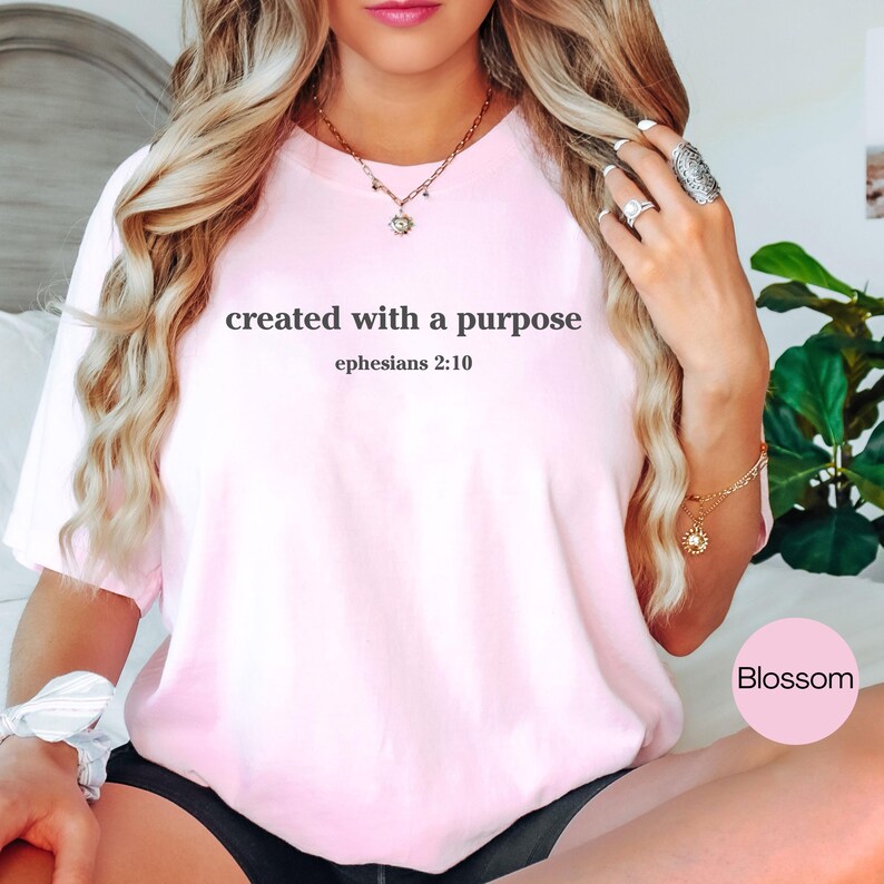 Created with a purpose tee