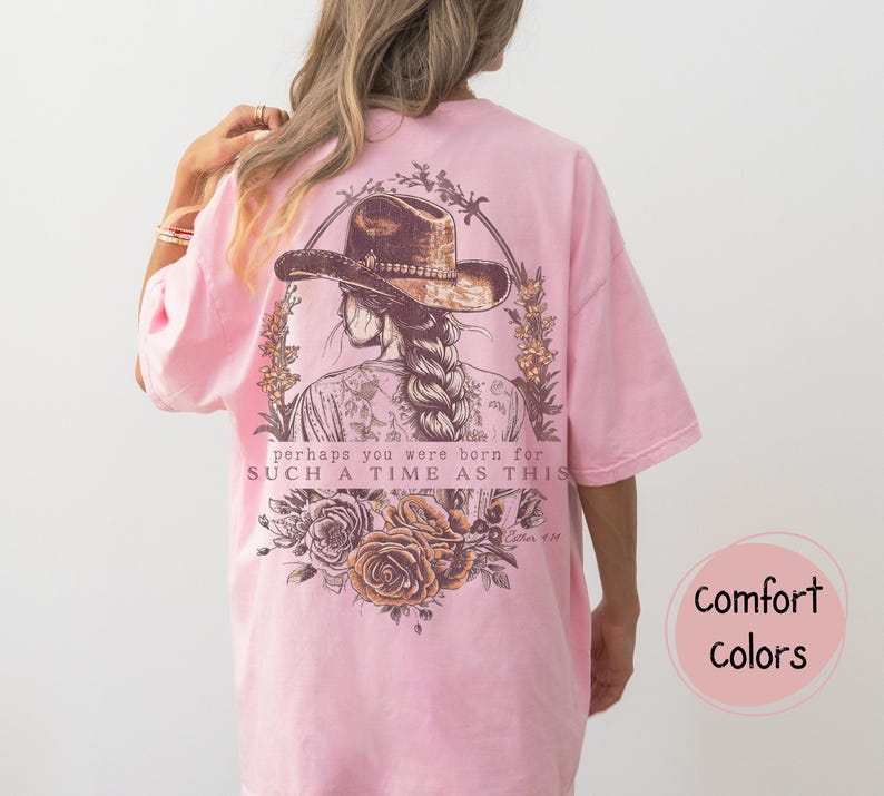 Bible verse shirt with cowgirl aesthetic