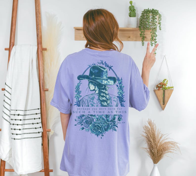 Faith-based Comfort Colors tee for women