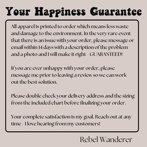 a sign that says your happiness guarantee