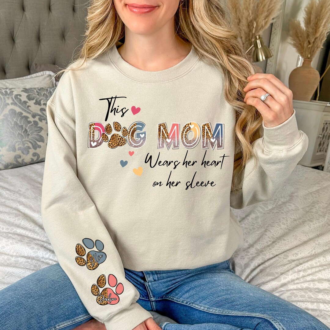 The Best Dog Mom Woof You - Personalized Custom Hoodie