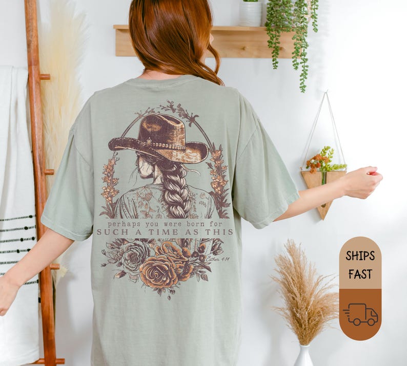 Comfort Colors t-shirt featuring Esther 4:14 Bible verse