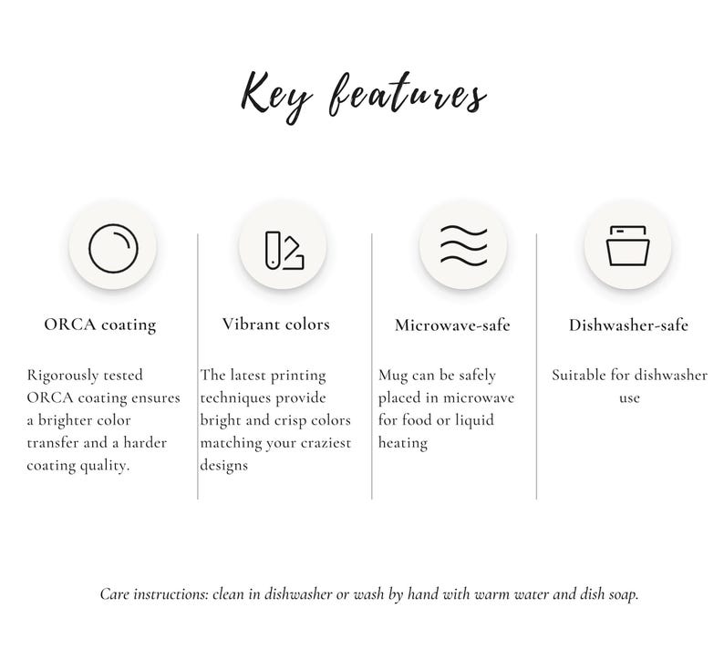 a white background with four key features