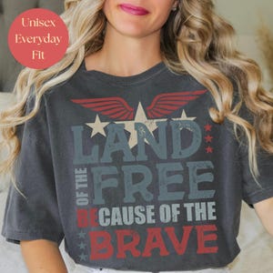 Air Force Navy Army Tee, Comfort Colors Military Pride Tshirt, Patriotic Gift for Her or Him, 4th of July Shirt, Independence Day T-Shirt