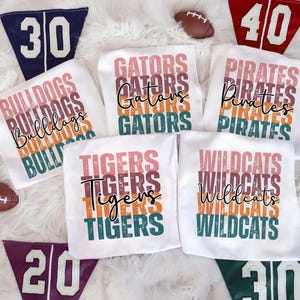 Custom School Mascot Shirt, School Logo Tee, Team Mascot Shirt, Custom Name Shirt, Back To School Tee