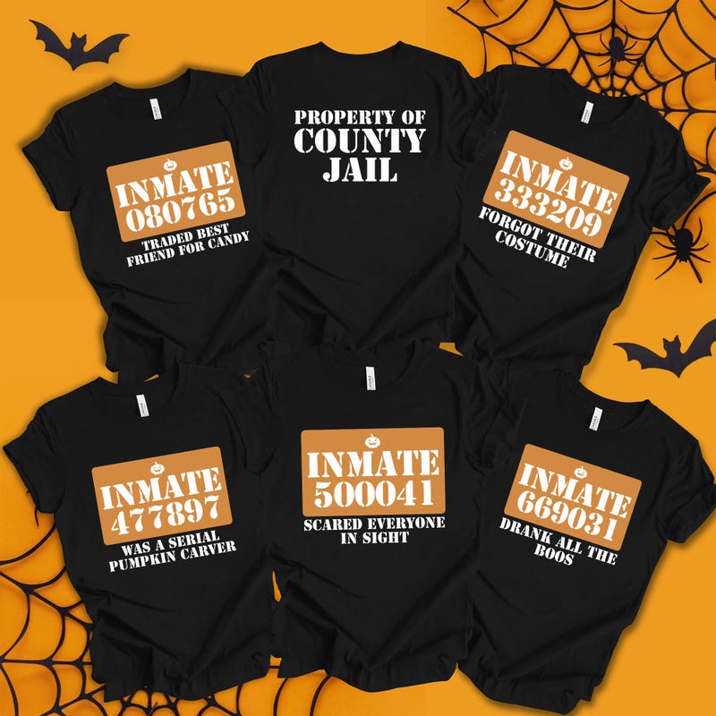 Prisoner Halloween Costume Funny Country Jail Inmate T-Shirt main image 0