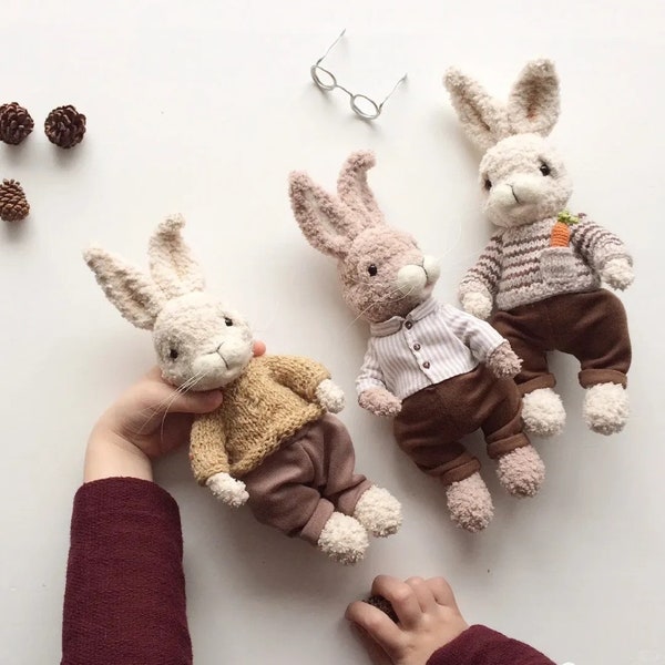 Peter Rabbit Crochet Pattern, Large Peter Rabbit crochet pattern, Amigurumi rabbit pattern, Peter amigurumi, Crochet Bunny pattern, Bunny