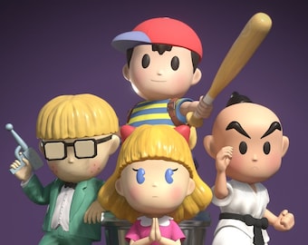 The Chosen Four - Earthbound Resin Figure