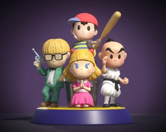 The Chosen Four - Earthbound Resin Figure