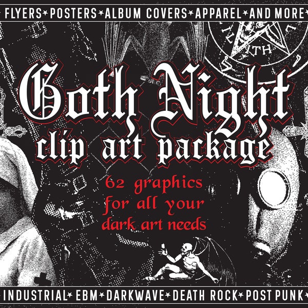 Goth Clip Art Package