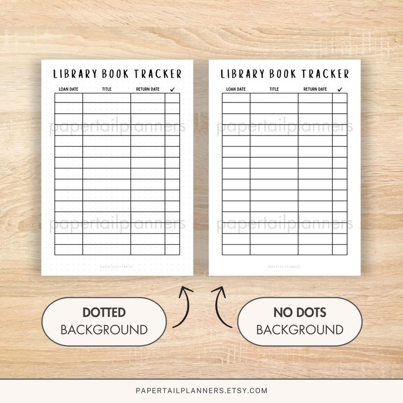 Typable Library Book Tracker Sheet.pdf Library Book Tracker | Printable Journal Page | Reading Tracker ...