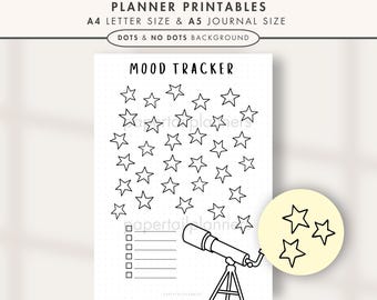 Honeycomb Mood Tracker | Printable Journal Page | Planner Page ...