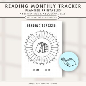 Reading Tracker | Printable Journal Page | Reading Tracker | Reading Log | Printable Planner Page | Reading Challenge | TBR | Book Tracker