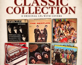 Vintage Beatles Vinyl Record Lot | 6–7 Albums w/ Covers | Help!, Introducing Beatles, Beatlemania | Bulk LP Bundle
