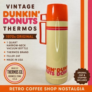 Dunkin Donut Thermos - Etsy