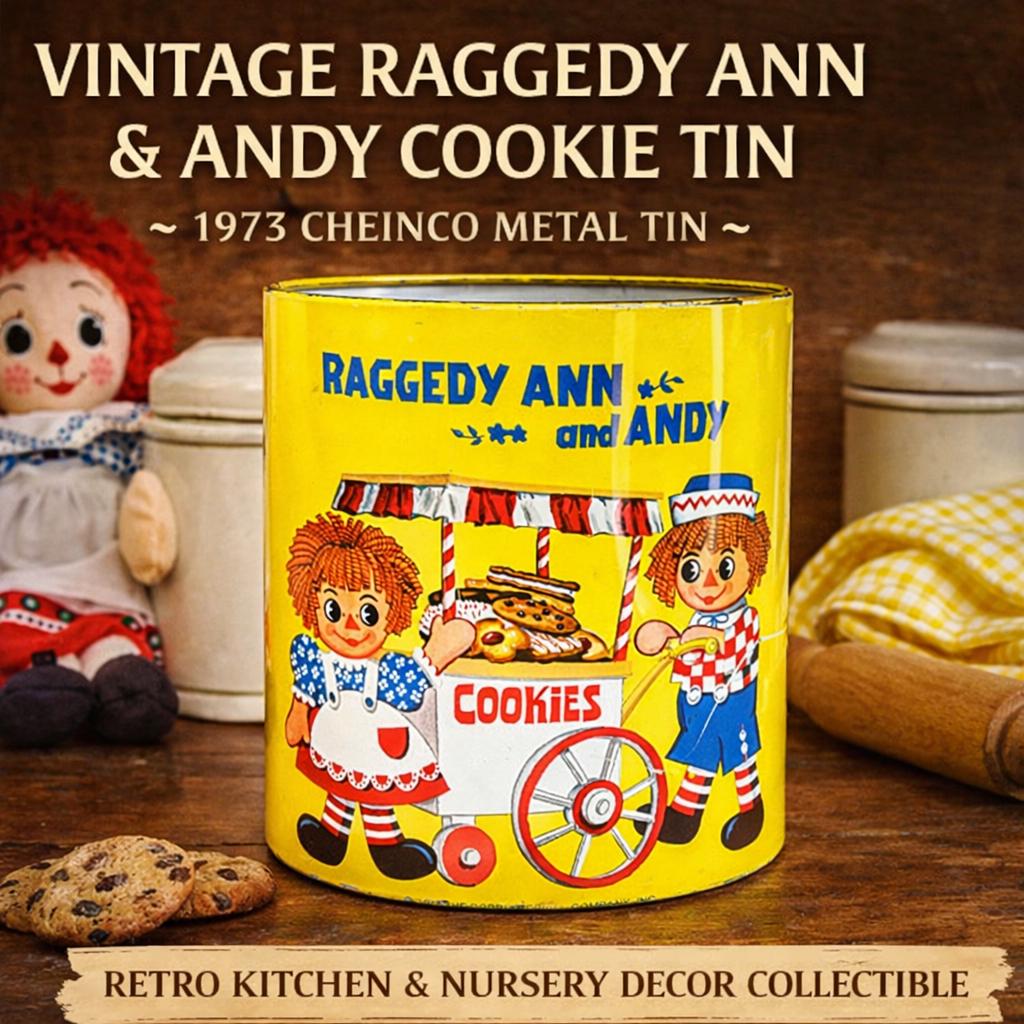 Treasure Craft ラガディ・アン＆アンディ クッキージャー Raggedy