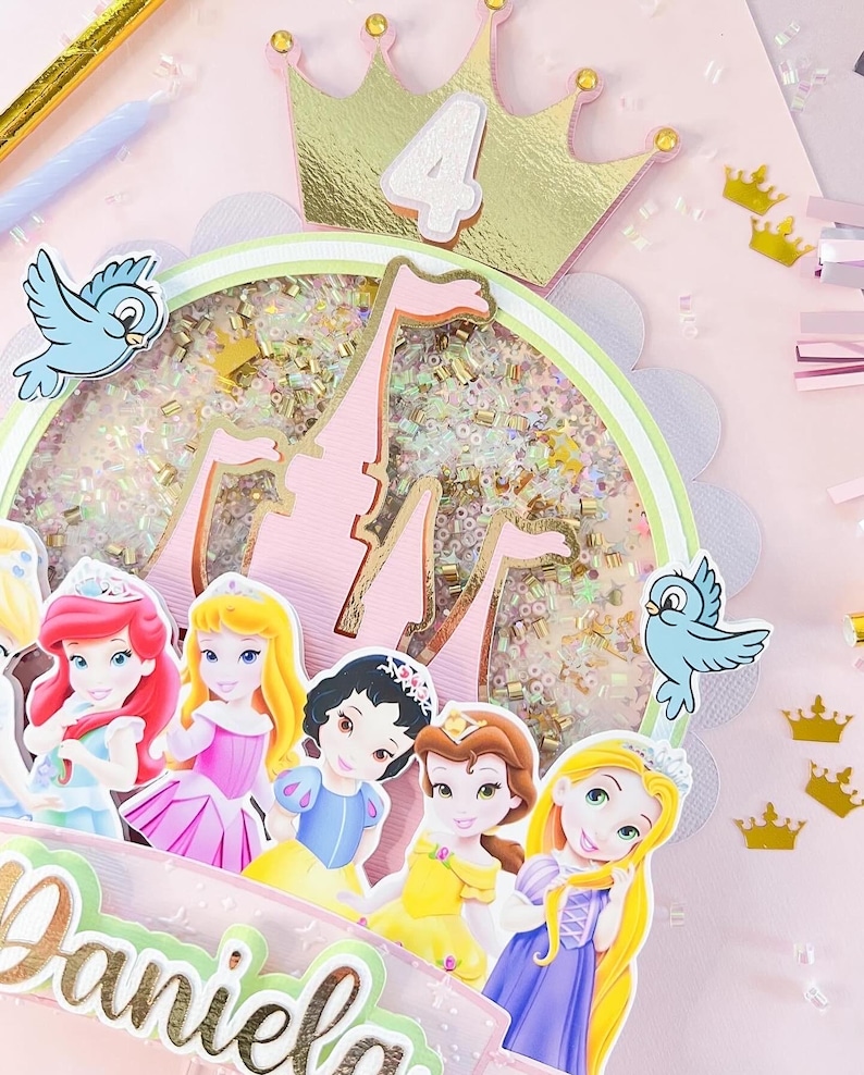 Baby Princess Inspired Cake Topper - Etsy