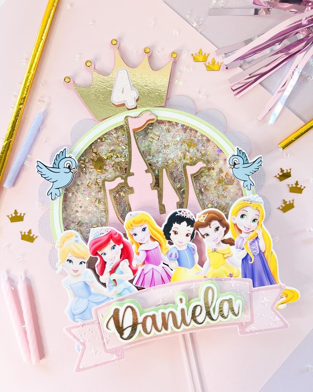 Baby Princess Inspired Cake Topper - Etsy