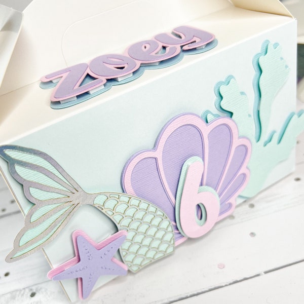 Under the sea candy boxes Mermaid Birthday Sea Party Birthday Girl Party Decor