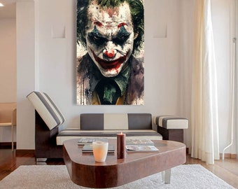 Watercolor Joker Poster | Digital Download | Wall Art | Home Decor | works of art | printable