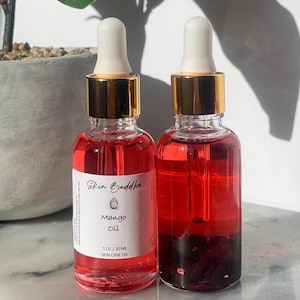 Mango Skin Care Oil With Black Lava | Skin Care | Facial Oil | Gift for Her | Spa Gift | Mothers Day