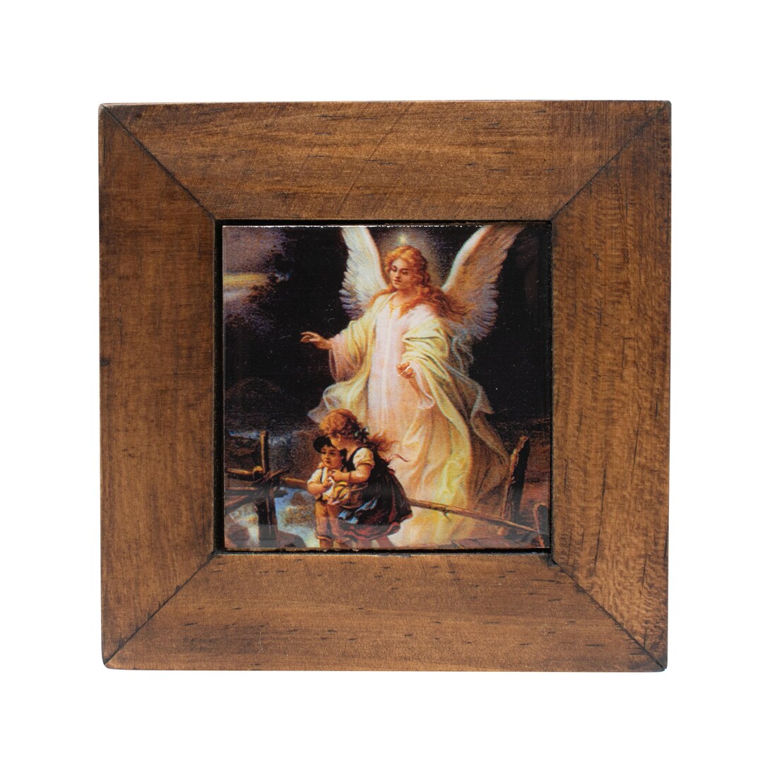 Mrcjsales Guardian Angel Jewelry Box - Handcrafted Wooden Religious Box ...