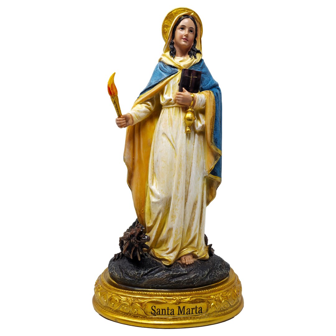 Mrcjsales Saint Martha Statue | Multiple Sizes | Quality Resin ...