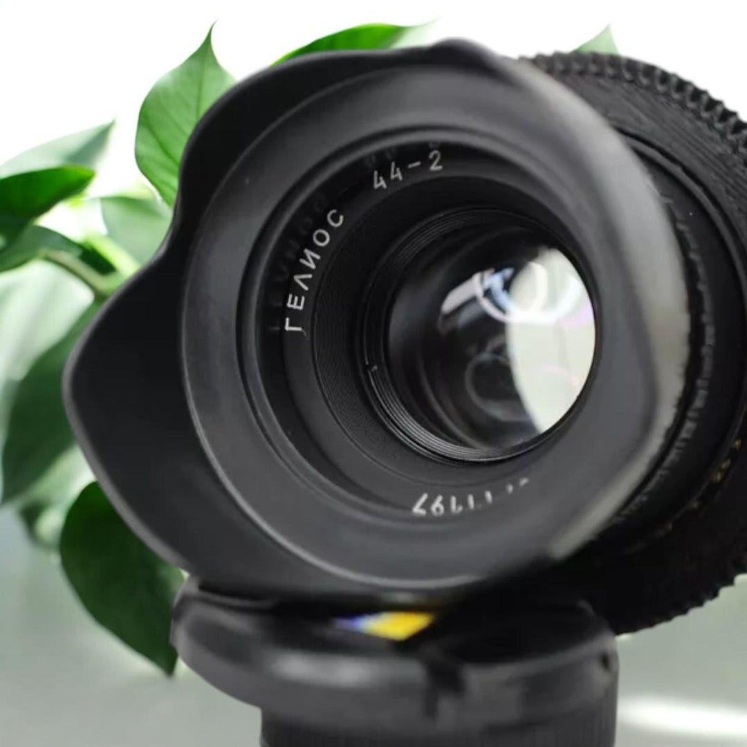 Helios-44-2 58 Mm F2 Cine Mod Mit Blauem Anamorphotischem Bokeh & Flare