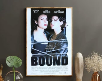 Bound Movie Poster | Movie Print | Movie Art | Unique Wall Decor | Personalized Gifts