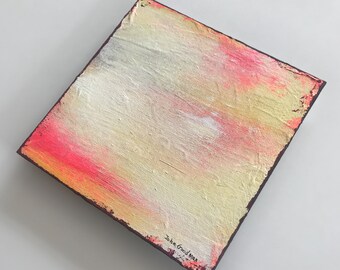 Abstrakte Malerei | Klein, 20x20cm | Acryl | Einzelstück