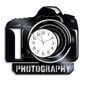 Appareil photo SVG, conception de photographie, fichiers métalliques découpés au laser, téléchargement immédiat, projets plasma CNC, modèles Glowforge, découpe de disque vinyle