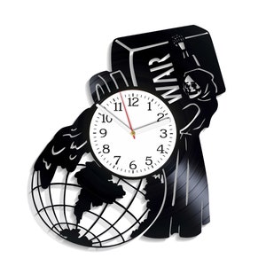 Botella de guerra, SVG de la Tierra, SVG de la Parca, Diseño de corte por láser, Descarga digital instantánea, Diseño de reloj, Plantilla vectorial, Archivos de corte por plasma CNC