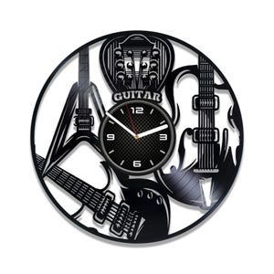 Gitaar lasergesneden, elektrische gitaar SVG, gitarist kunst, lasersnijden sjablonen, Cricut projecten, instant download, vinylplaat uitsparingen