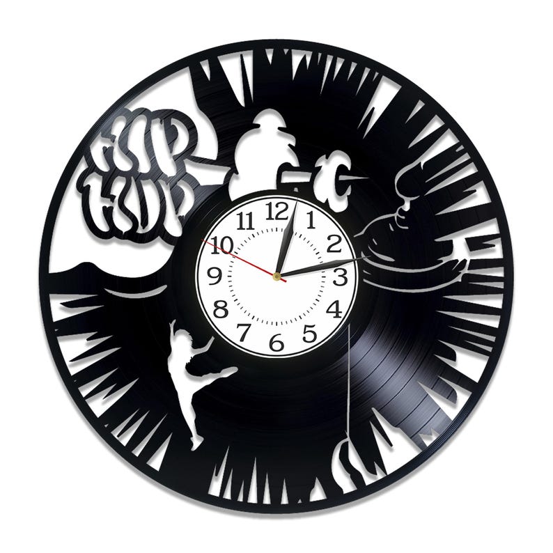 Hip Hop Dancing SVG, Clock Laser Cut, Breakdance SVG, Wood Cutting File ...