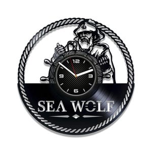 Sea Wolf SVG, capitano della barca SVG, marittimo SVG, file CNC dell'orologio, taglio laser, arte della vela, download digitale istantaneo, progetti Cricut