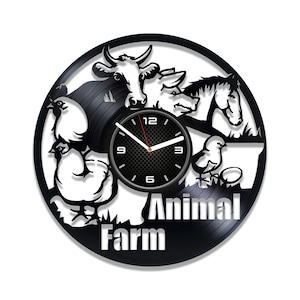 Animaux de la ferme SVG, découpe laser, téléchargement numérique instantané, modèle Glowforge, enseigne de la ferme, découpes de métal, fichiers plasma CNC, conception d'horloge