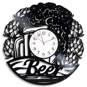 Beer SVG, Hops SVG, Vinyl Record Cutout, Laser Ready Files, Glowforge Template, Drinking SVG, Plasma Cnc Sings, Cricut Crafts, Digital File