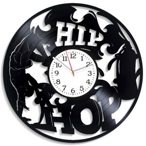 Hip Hopp Tänzer SVG, Graffiti-Design, Sprühfarbe SVG, Laser geschnitten Uhr, Cricut-Vorlage, sofortiger digitaler Download, Vektordateien CNC-Fräser
