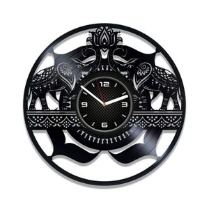 Indischer Elefant SVG, Schallplatte Ausschnitte, sofortiger Download, Laser bereit Dateien, Tier Silhouette, Cricut Schneiden